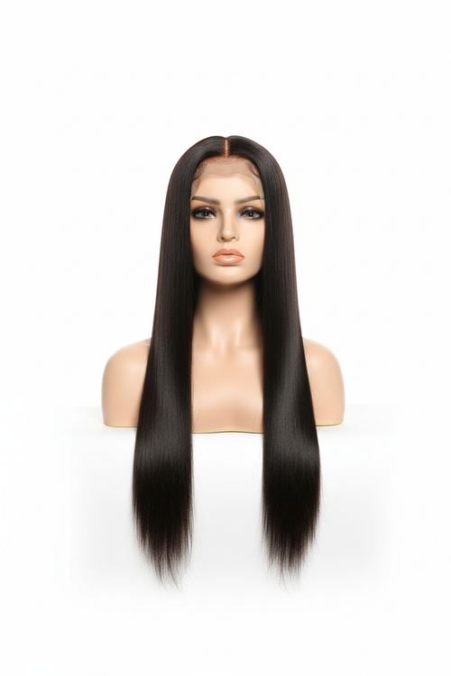 28" Glueless Straight Wig
